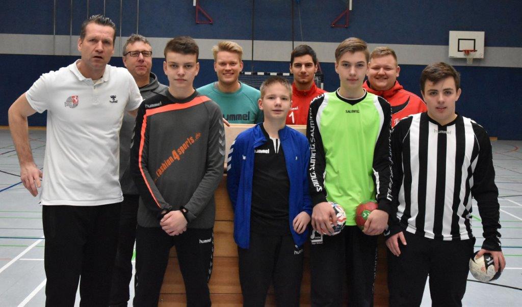 Weiterbildung Marco Stange Markus Schurhoff Janis Michel Dominik Krengel Ben Fuhrmann vorne Justus Grab jan Marvin Hurst Julian Neu Linus van Asch 2018