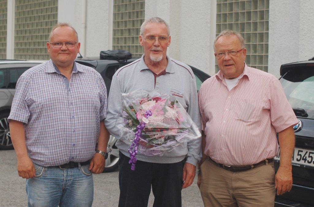Klaus Kraß Fritz Korte und Hilmar Schöler in Schalksmühle 2015